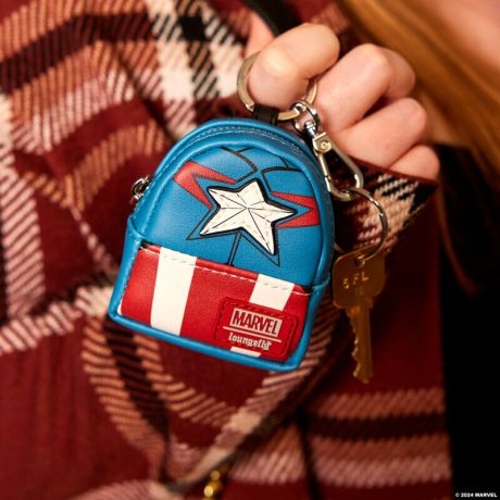LOUNGEFLY Loungefly Marvel Avengers mini backpack keychain mystery box