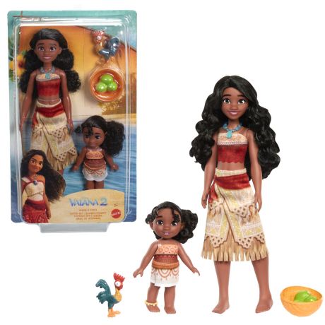 MATTEL Disney Vaiana Moana 2 Vaiana & Simea blister 2 dolls