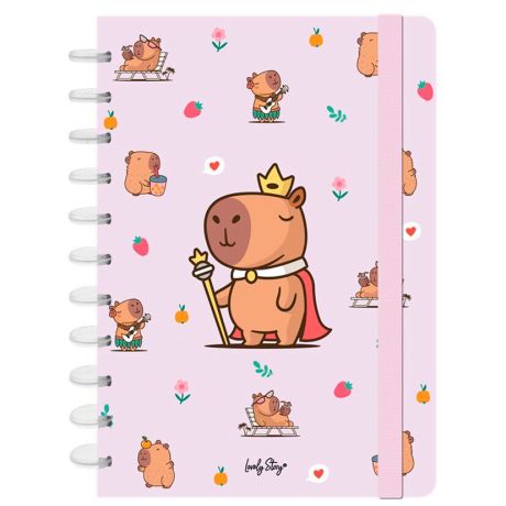 LOVELY STORY Capibara Majesty A4 notebook