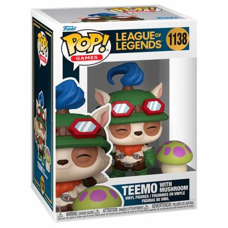 FUNKO POP figure League of Legends Teemo with Mushroom