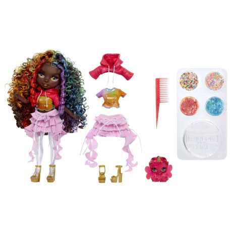 MGA Rainbow High Rainbow Shimmers Feature Fantasy Iris doll