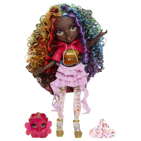 MGA Rainbow High Rainbow Shimmers Feature Fantasy Iris doll