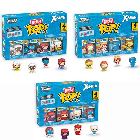 FUNKO Assorted Blister 4 figures Bitty POP Marvel X-Men