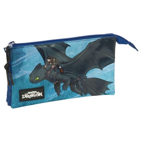 SAFTA How to Train Your Dragon triple pencil case
