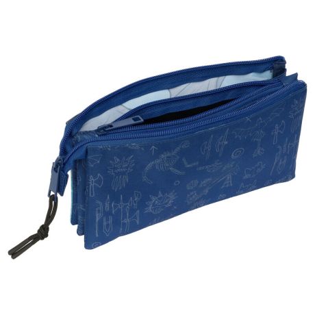 SAFTA How to Train Your Dragon triple pencil case