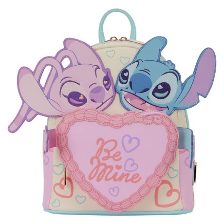 LOUNGEFLY Loungefly Disney Stitch & Angel Be Mine backpack