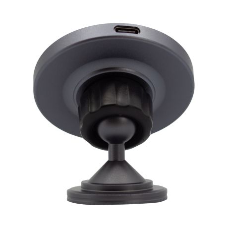 Vivid Magnetic Wireless Car Charger Center Console 15W Dark Gray