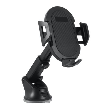 Vivid Phone Holder Mount With Suction Cup Adjustable Long Arm Black