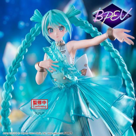 BANPRESTO Hatsune Miku EmeraldGem Clearluxe figure 28cm
