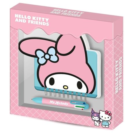 KARACTERMANIA Hello Kitty and Friends My Melody Diary + pen