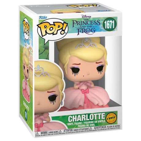 FUNKO POP figure Disney The Princess and the Frog Charlotte 5 + 1 Chase