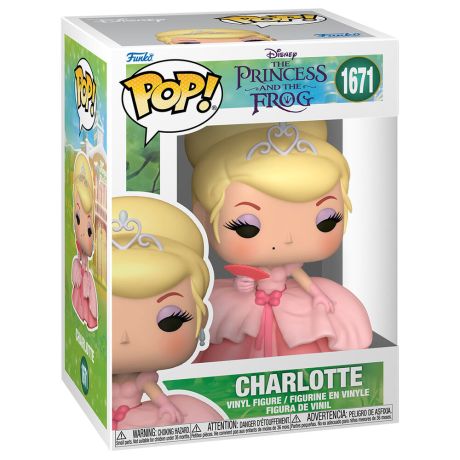 FUNKO POP figure Disney The Princess and the Frog Charlotte 5 + 1 Chase