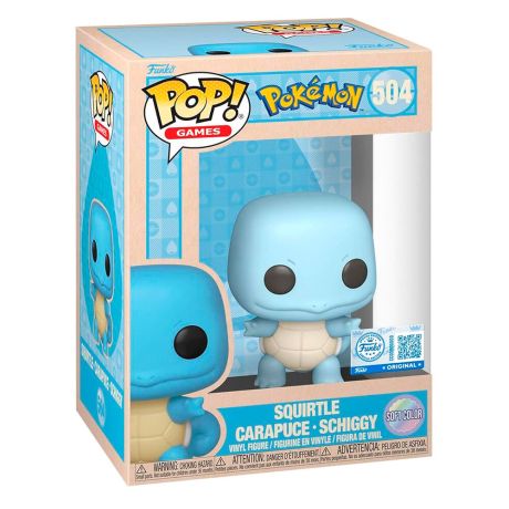FUNKO POP figure Pokemon Squirtle Carapuce Schiggy Exclusive