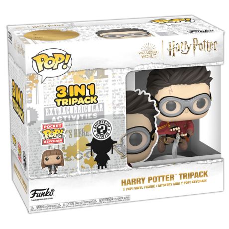 FUNKO Harry Potter Funko Tripack POP + Mystery Mini + Keychain