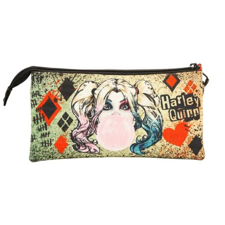 KARACTERMANIA DC Comics Harley Quinn Mad Love triple pencil case
