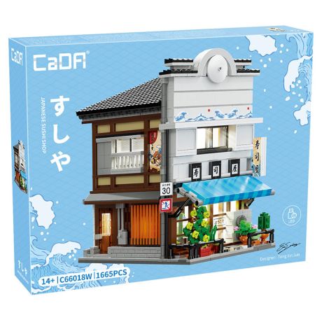 CADA Japanese Sushi Shop - 1665pcs
