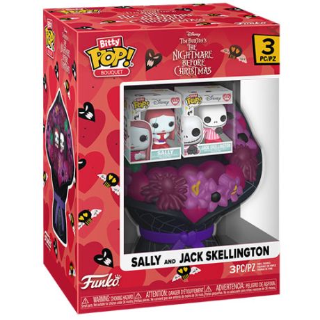 FUNKO BITTY POP Bouquet Nightmare B.C. Sally and Jack