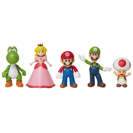 JAKKS PACIFIC Nintendo Super Mario set 5 figures 6cm