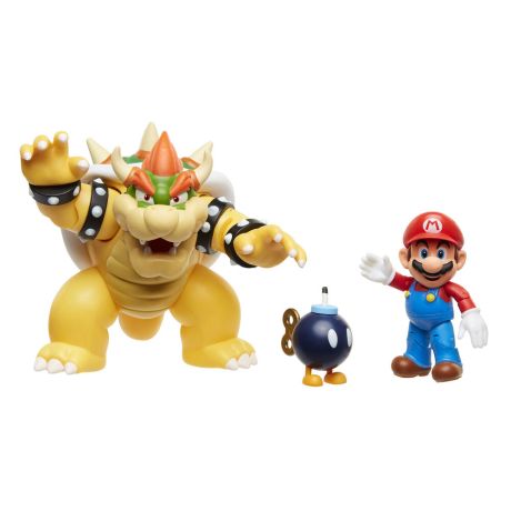 JAKKS PACIFIC Nintendo Super Mario Bowser Vs Super Mario Special Set