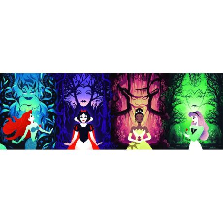 CLEMENTONI Disney Princess Panorama puzzle 1000pcs