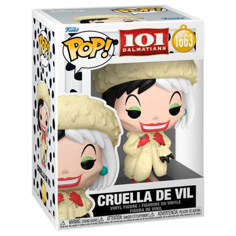 FUNKO POP figure Disney 101 Dalmatas Cruella de Vil 5 + 1 Chase