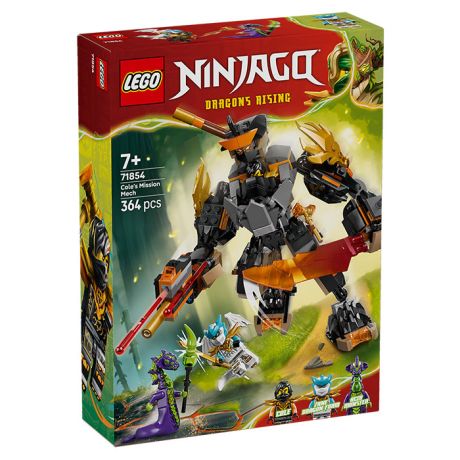 71854 Ninjago Mech Della Missione di Cole e Drago Zane