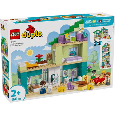 10470 Duplo Town Casa Familiare Moderna 3 in 1 Personaggi
