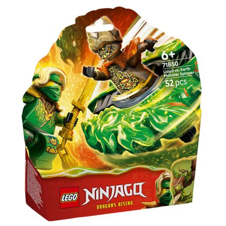 71850 Ninjago Lloyd Contro Spinner Mostro della Terra