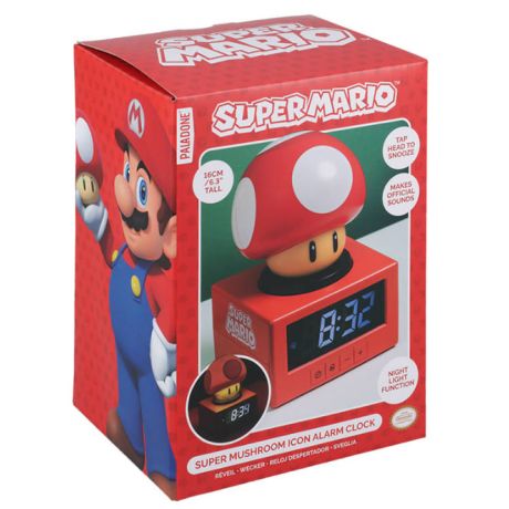 Paladone Sveglia Lampada Super Mario Fungo