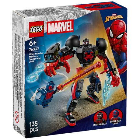 76337 Marvel Mech di Miles Morales Vs. Spider-Man 2099