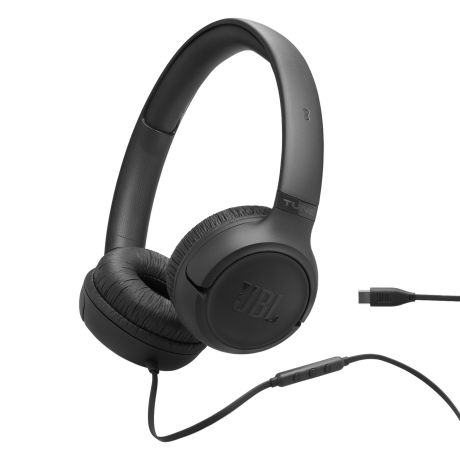 JBL USB-C Wired Headphones Tune 530C Black