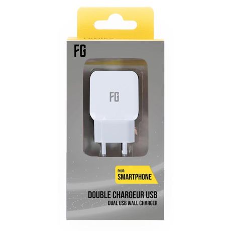 FREAKS Caricatore Universale 2 USB Slot Bianco
