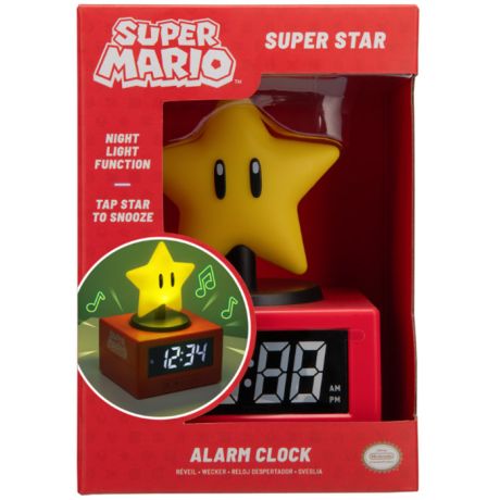 Paladone Sveglia Lampada Super Mario Super Star