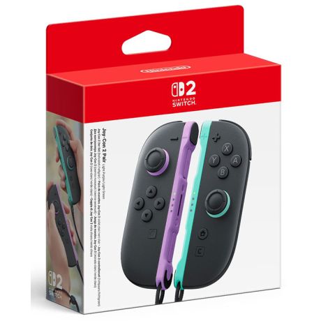 NINTENDO SWITCH 2 Set 2 Joy-Con Viola Chiaro-Verde Chiaro