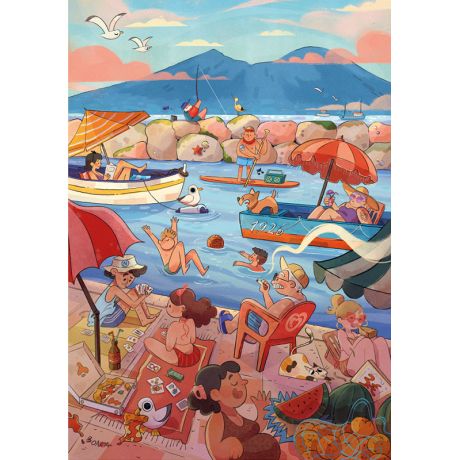 Puzzle 500pz World Tour Napoli