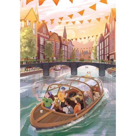 Puzzle 1000pz World Tour Amsterdam