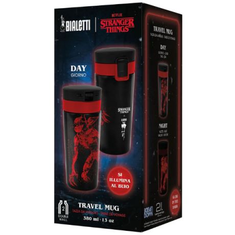 BIALETTI Borraccia Stranger Things Glow
