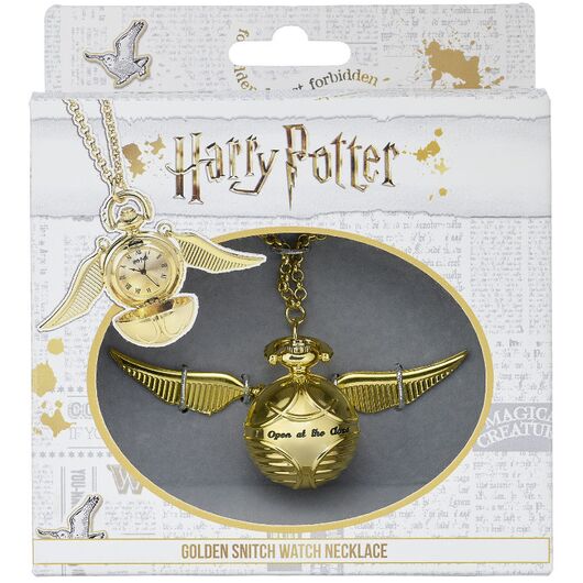 Collana Orologio Harry Potter Boccino D'Oro