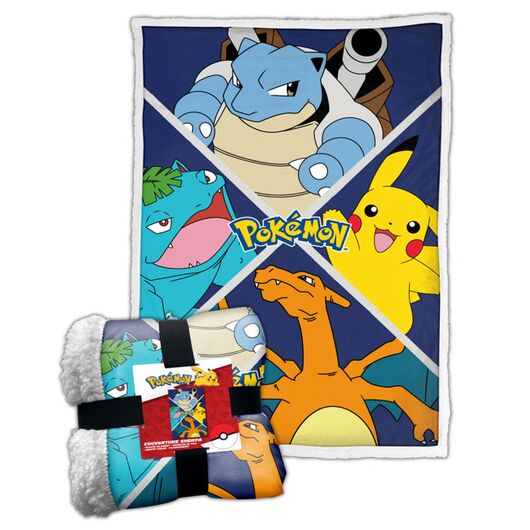 Coperta Sherpa Pokemon Classic