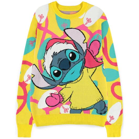Christmas Sweater Lilo & Stitch Fluorescent L KW410134DNY-L