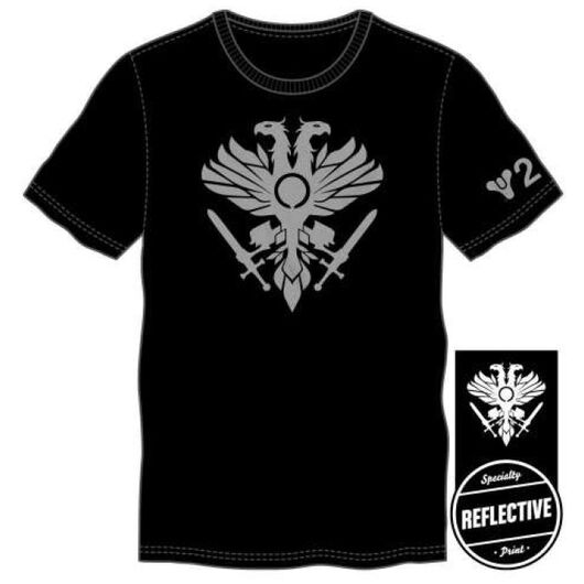 T-Shirt Destiny 2 logo riflettente L TS5XXTDE2-L