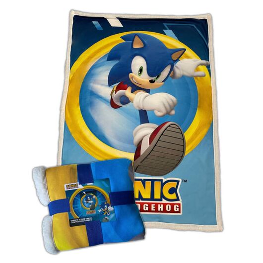 Coperta Sherpa Sonic The Hedgehog