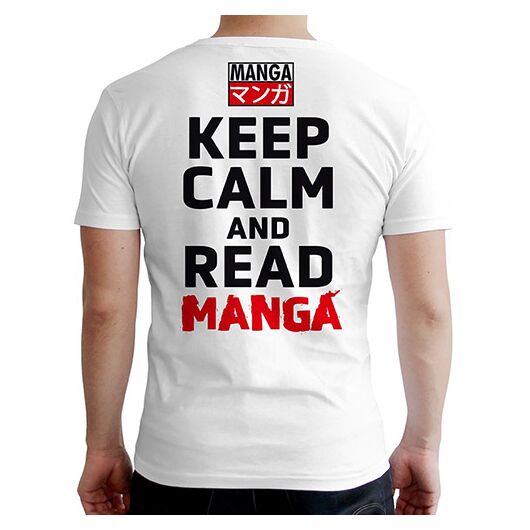 T-Shirt Keep Calm Read Manga L TGGTEX016-L