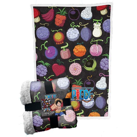 Coperta Sherpa One Piece Devil Fruits