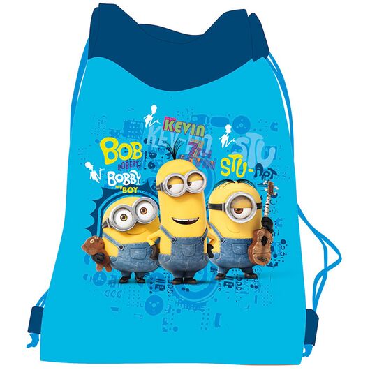 Sacca Minions Blu 30x40cm MINION SAKKYBAG BLU