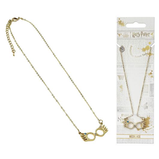 Collana Harry Potter Occhiali di Luna Lovegood Gold