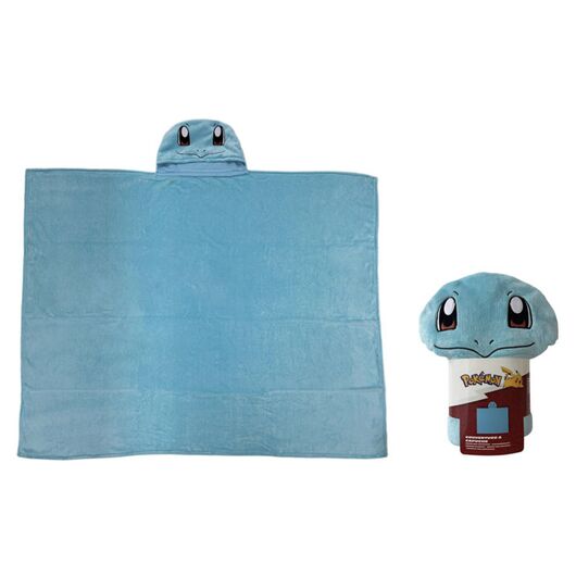 Coperta in Pile con Cappuccio Pokemon Squirtle