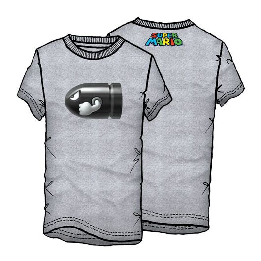 T-Shirt Super Mario Proiettile XL NE904101 - XL