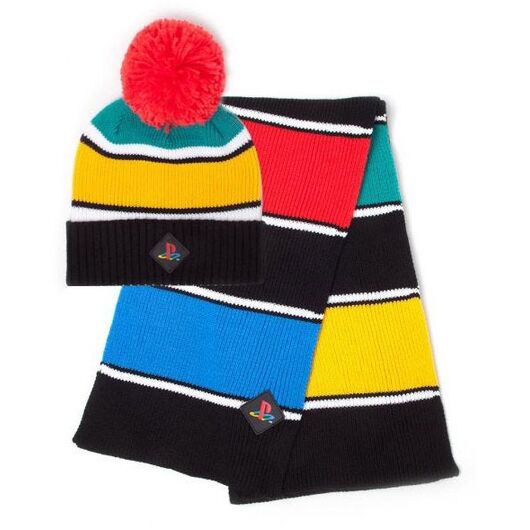 Hat and Scarf PlayStation Logo GS758663SNY