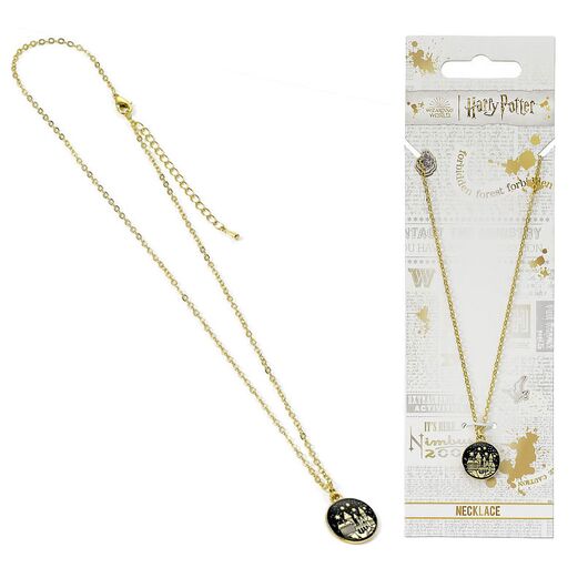 Collana Harry Potter Castello di Hogwarts Gold